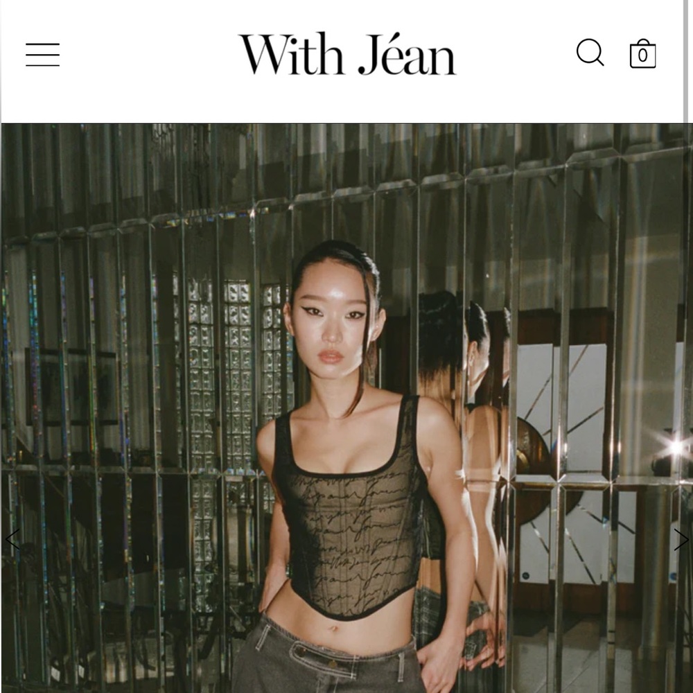 Withjean corset top. Never been worn